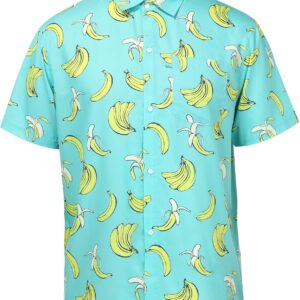 Men's Short-Sleeve Hawaiian Shirt - Banana