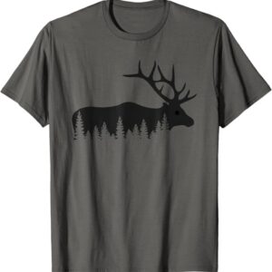 Elk Forest Silhouette T-Shirt